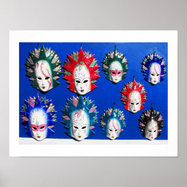 Poster Máscaras faciais (Frente)