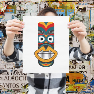 Poster Máscaras Tribais Étnicas