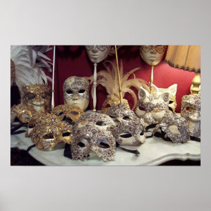 Póster Máscaras Venetian