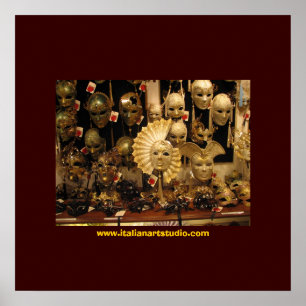 Póster Máscaras Venetian
