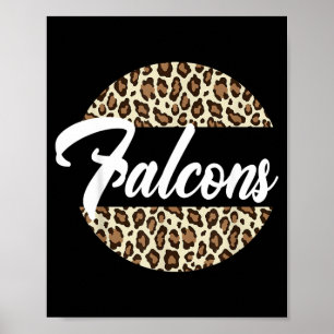 Poster Mascote da Escola de Ensino Médio Falcons Equipe E