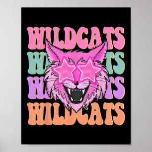 Poster Mascote da Escola Wildcats