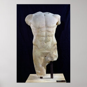 Póster Masculino torso de Miletus, c. 480 BC