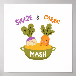 Poster Mash sueco e carrot
