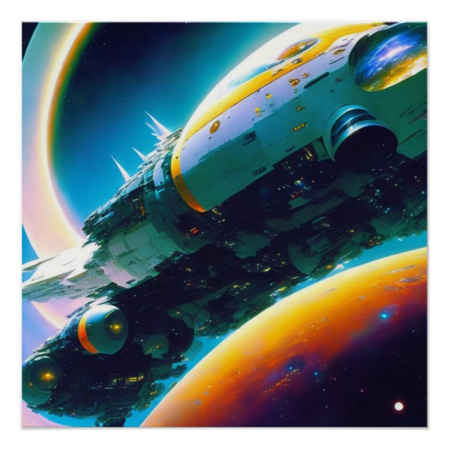 Póster Masive spaceship (Frente)
