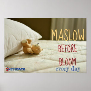 Poster Maslow antes da flor