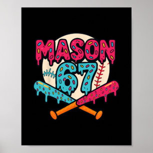 Poster Mason 67 Gráficos de Meme de Venda de Sorvete Engr