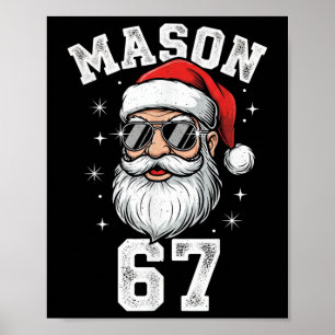 Poster Mason 67 Natal Legal do Papai Noel Seis Sete Meme 
