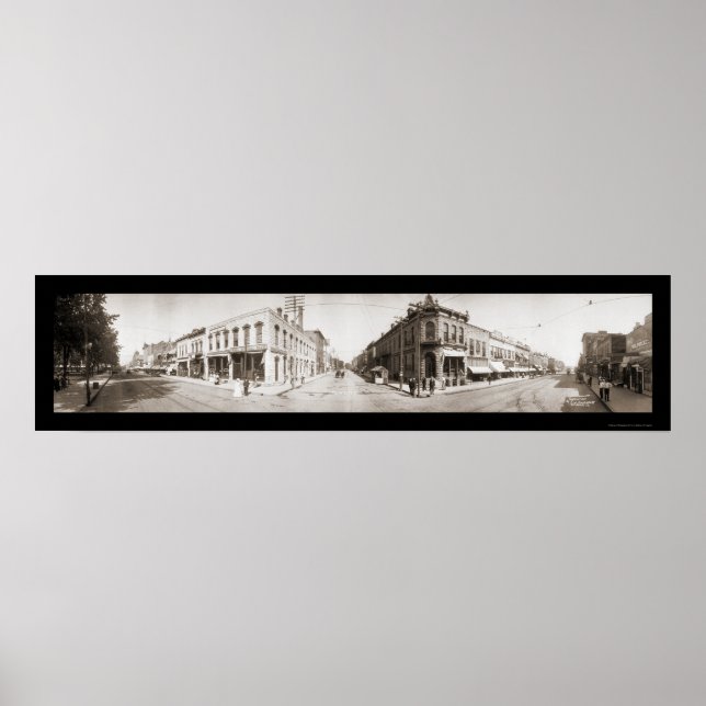 Póster Mason City, IA Foto 1907 (Frente)