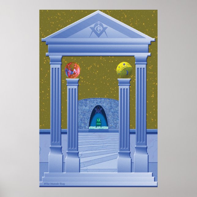 POSTER MASONIC CHAMBER DREAM SCAPE (Frente)