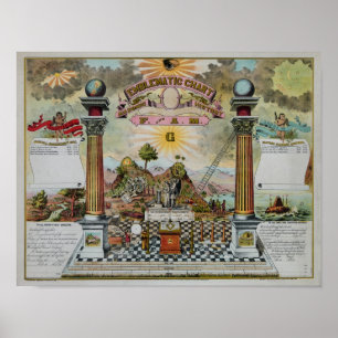 Poster Masonic Chart II
