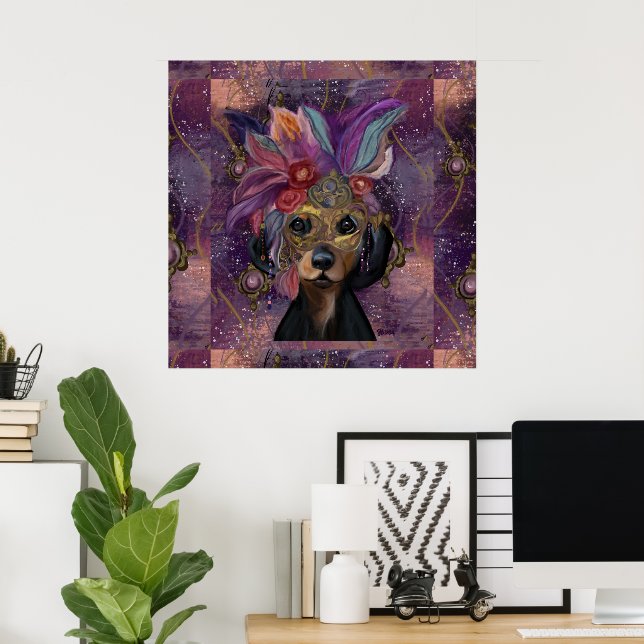 POSTER MASQUERADE DOXIE  ARTE      (Escritório em casa)