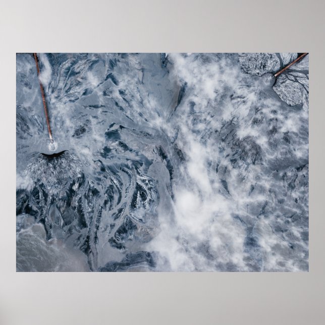 Poster Massa de água corrente (Frente)