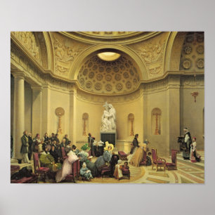 Poster Massa na capela expiatória, 1830-48
