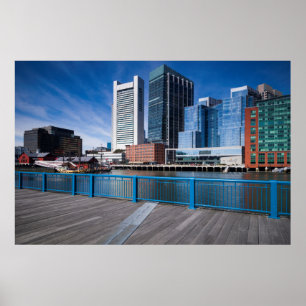 Poster Massachusetts, Boston, Federal Reserve Bank