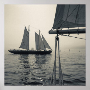 Póster Massachusetts, Gloucester, Festival Schooner 2