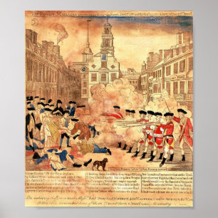 Poster Massacre de Boston