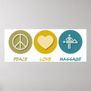 Poster Massagem de Paz e Amor