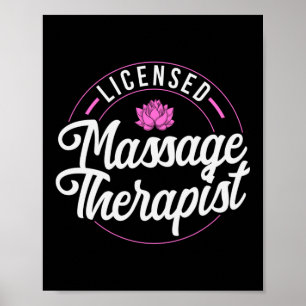 Poster Massagem Licenciada por Terapia de Massagem Terap