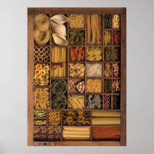 Póster Massas alimentícias