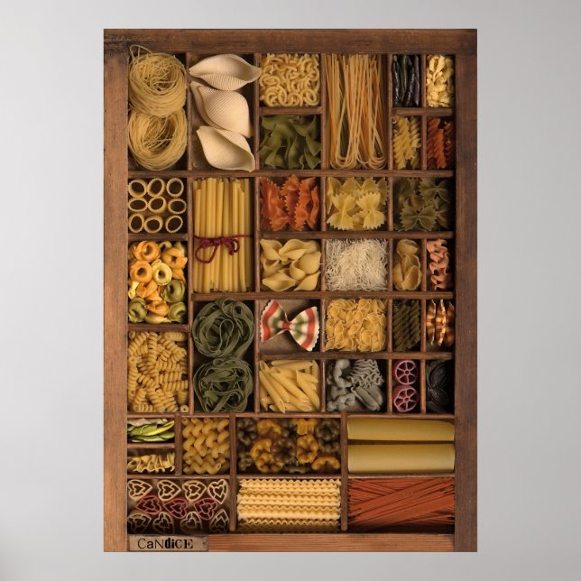 Póster Massas alimentícias (Frente)