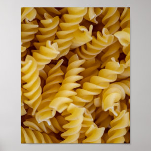 Poster Massas alimentícias fusilli