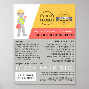 Poster Master Builder, Building Firme, Builders Advert