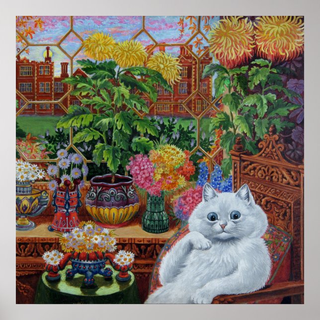 Poster "Master of Cat College" de Louis Wain (Frente)