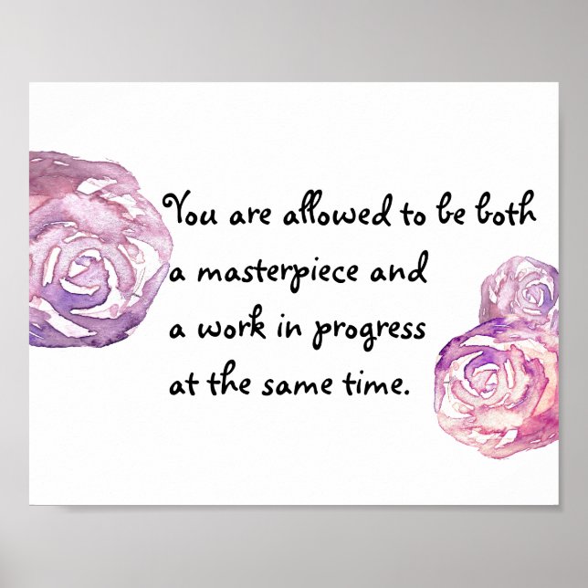 Poster Masterpeça e Trabalho em Andamento (Frente)