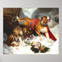 Mastiges alpinos - Sir Edwin Landseer Fine Art