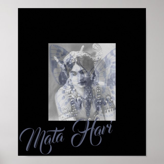 Poster Mata Hari – Margaretha Geertruida – butterfly (Frente)