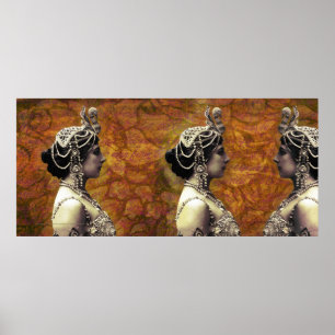 Poster Mata Hari: "Mulher bonita, espião perigoso "