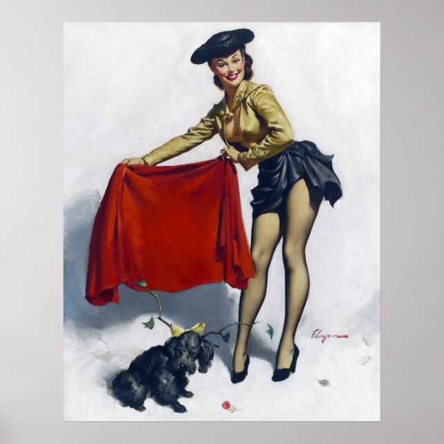 Poster Matador Pin Up (Frente)