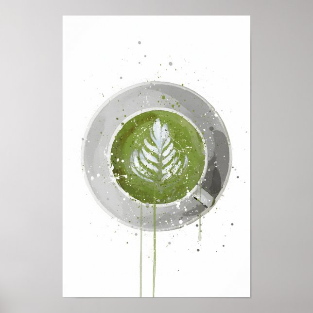 Poster Matcha Latte (Frente)