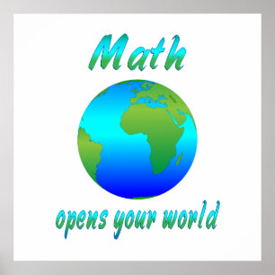 Póster Matemática abre mundos