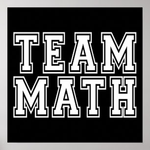 Poster Matemática da equipe
