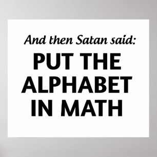 Póster Matemática das satãs