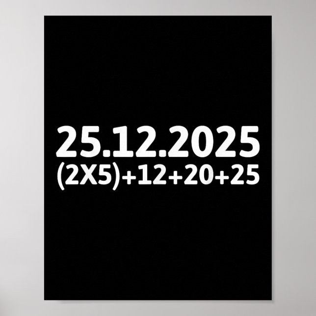 Poster Matemática Divertida 67 Meme de Natal Professores  (Frente)
