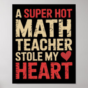 Poster Matemática Divertida Uma Professora de Matemática 