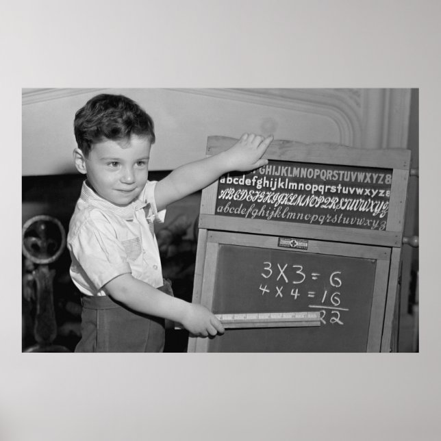 Póster Matemática é fácil (Frente)