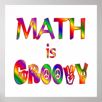 Póster Matemática é Groovy