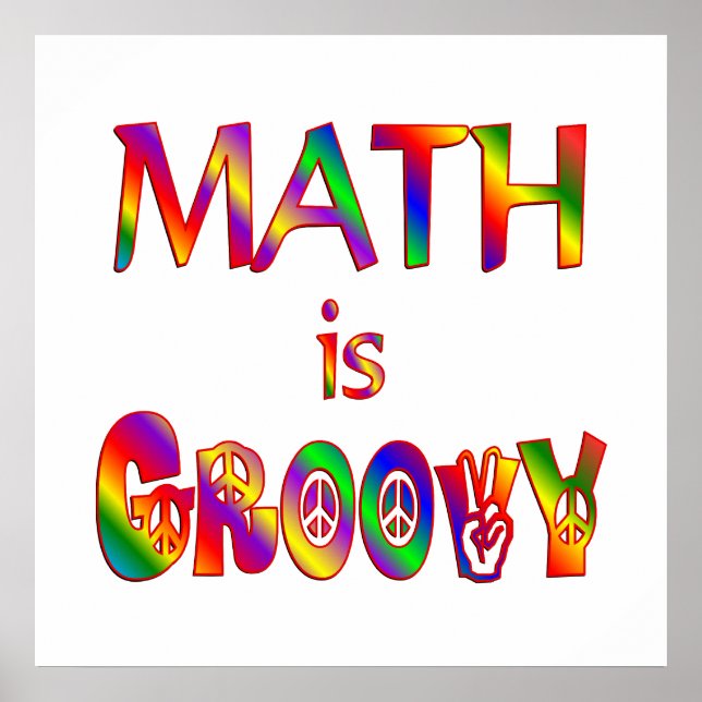 Póster Matemática é Groovy (Frente)