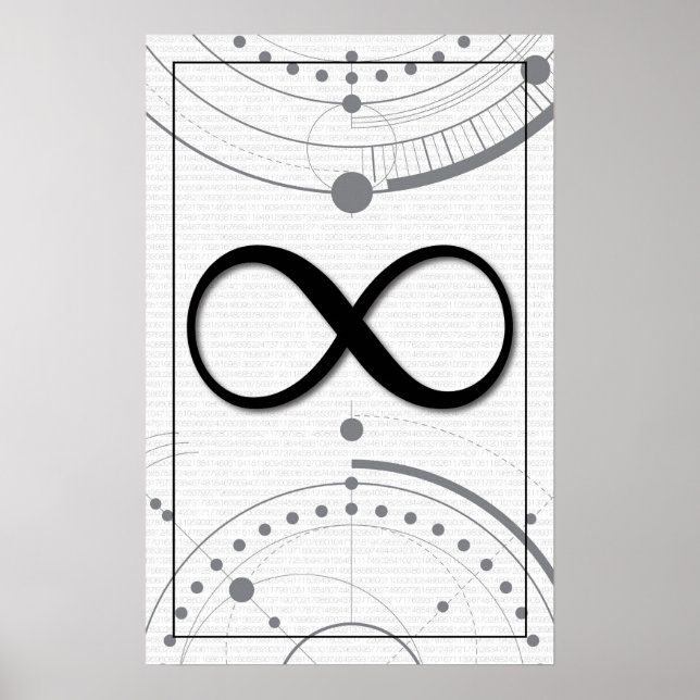 Poster Matemática - Infinidade (Frente)