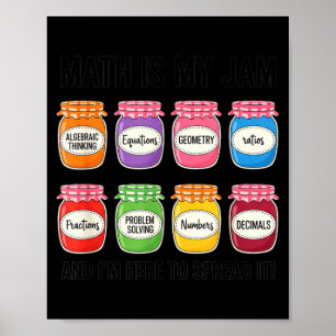 Poster Matemática Matemática É Minha Paixão, Pensamento A