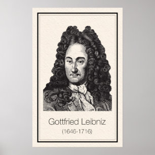 Póster Matemáticos - Leibniz