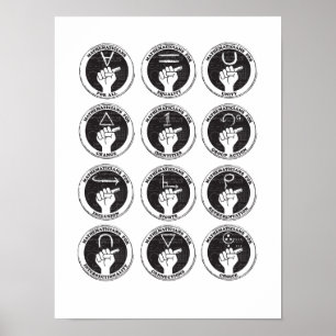 Póster Matemáticos para todos, igualdade, unidade... Pôst