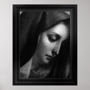 Poster Mater Dolorosa Engrave por Carlo Dolci