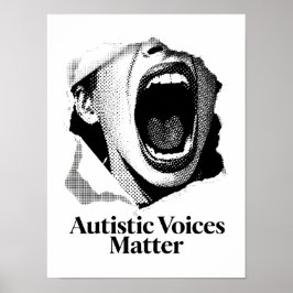 Poster Matéria do Vozes Autistas | Design de Gritar de de