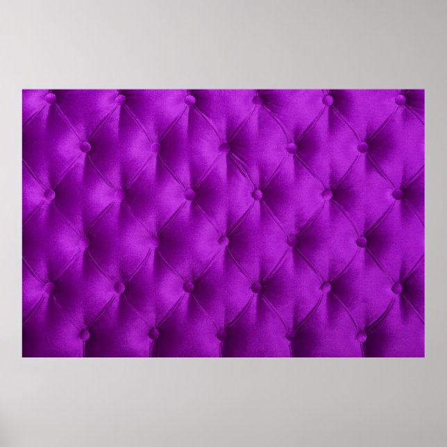 Poster Matéria têxtil violeta de veludo roxo com fundo tê (Frente)