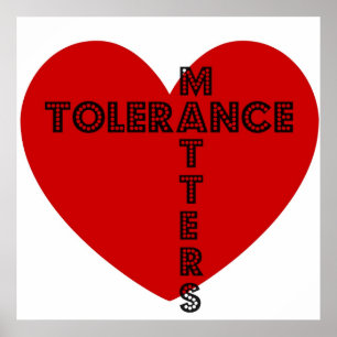 Poster Matérias da tolerância